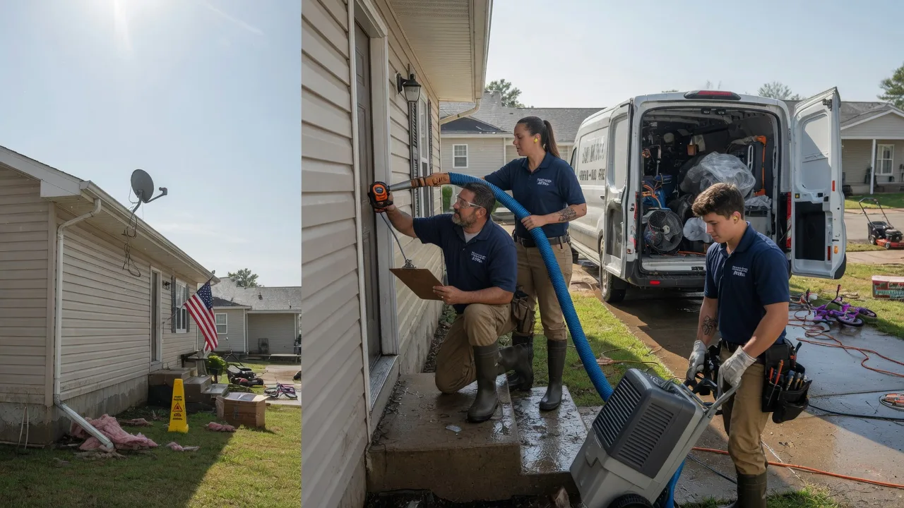 Ceiling Water Damage Restoration in Middleton, ID near me